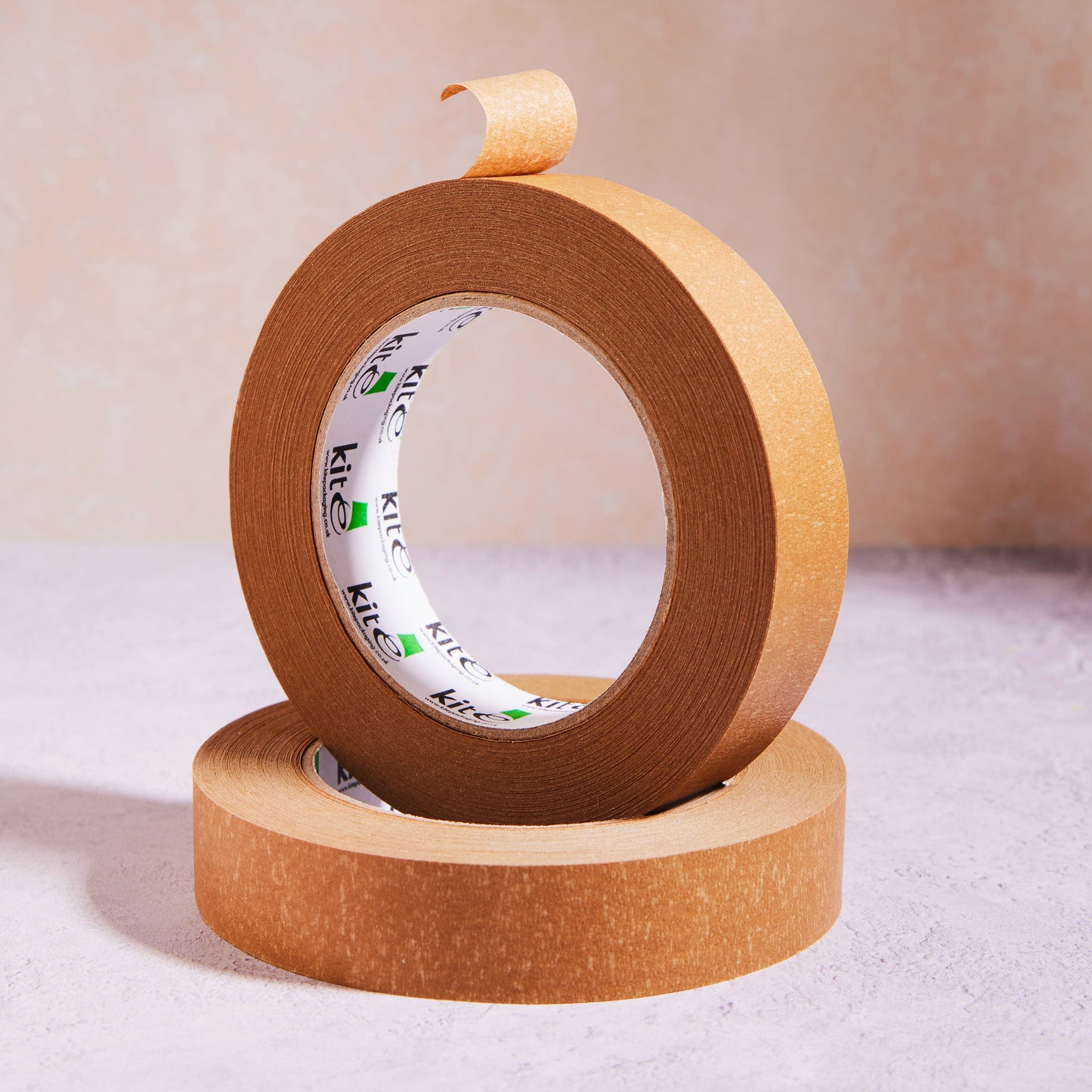 Thin Eco-Friendly Kraft Paper Tape Plain 24mm x 50m
